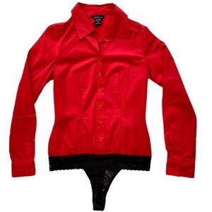 MODA international button-up bodysuit